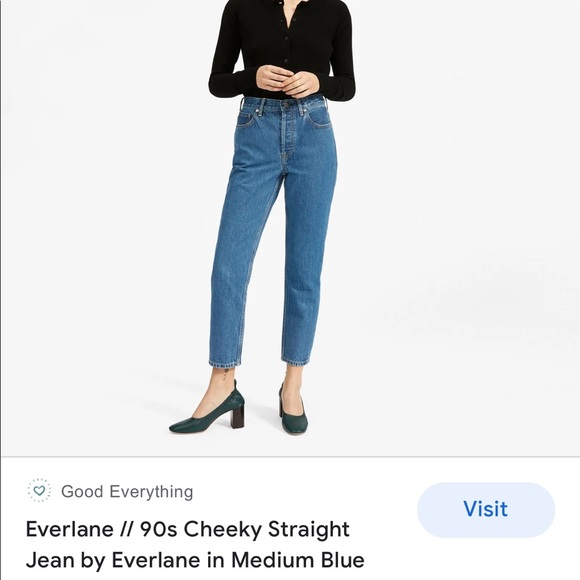 Everlane 90s Cheeky Ankle Jeans - Picture 1 of 6